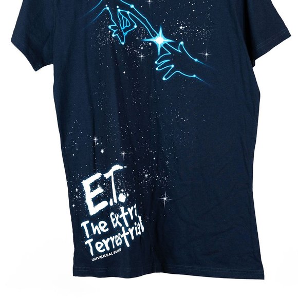 Boy's Universal Studios E.T. Navy T-Shirt - Picture 2 of 3